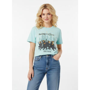 Dollywood Vintage Bearadise Blue T-Shirt - Large